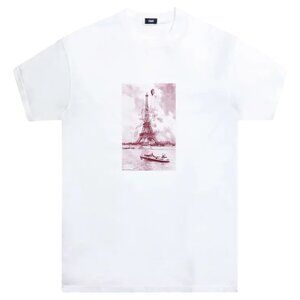 Kith Floral Maroon Eiffel T-Shirt White